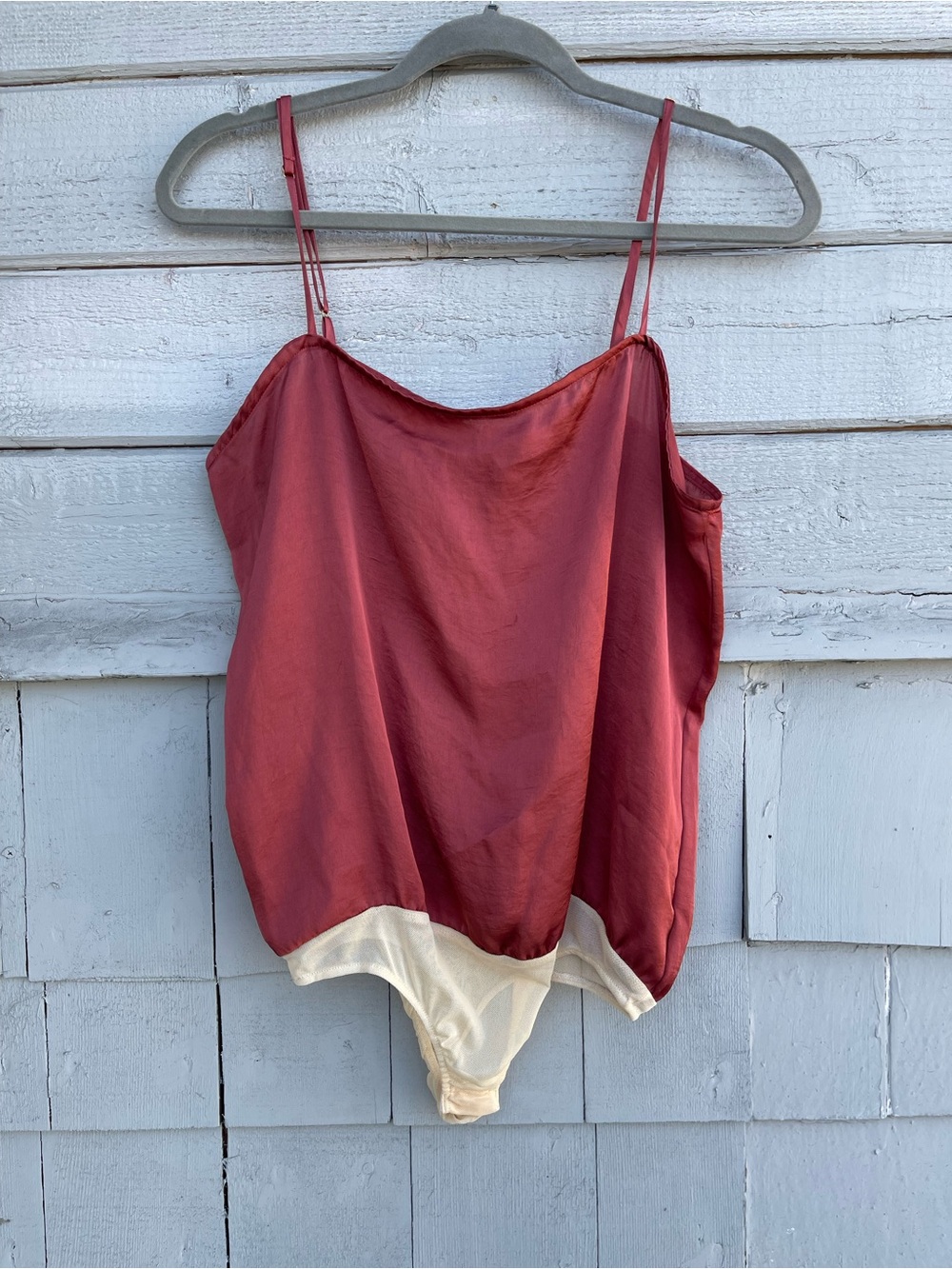 Free People Terracotta Bodysuit Size M